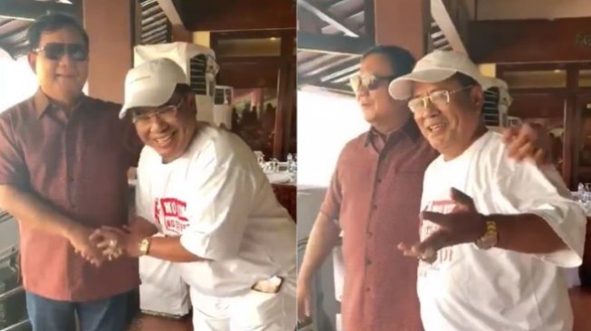 Hotman Paris Bungkuk Ketemu Prabowo, Buat Warganet Berkomentar Kocak