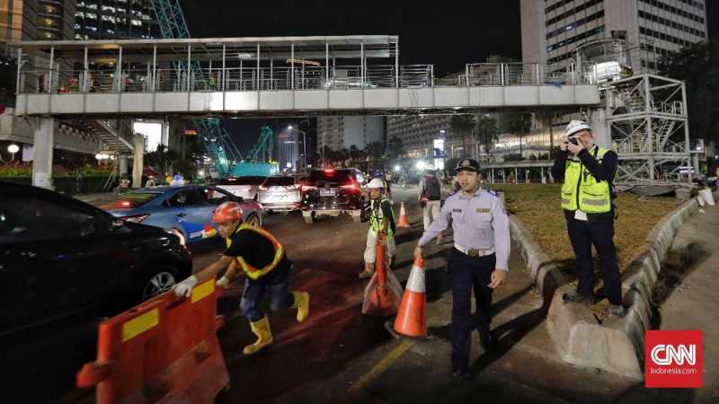 Minggu, Polisi Lakukan Rekayasa Lalu Lintas di Sekitar Monas