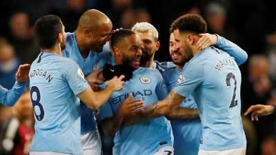 Sterling Hattrick, Manchester City Kalahkan Watford 3-1