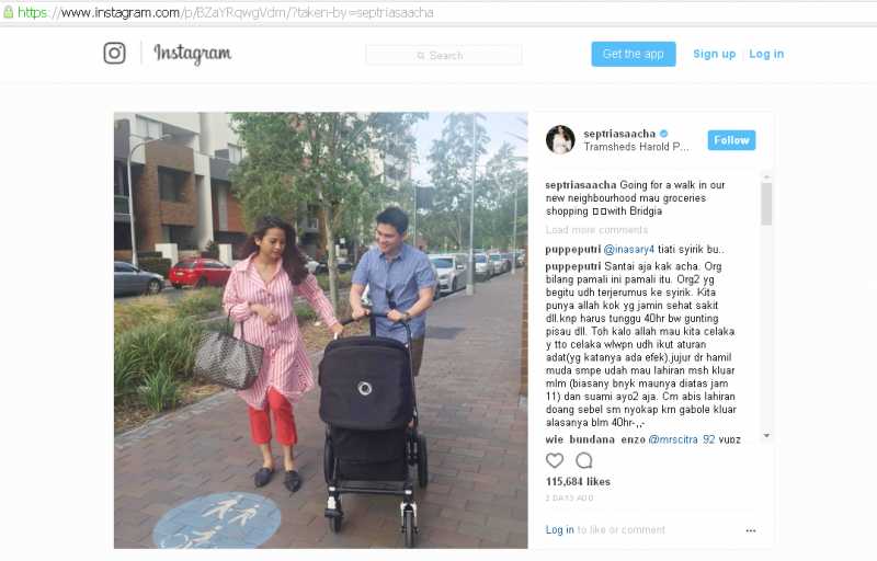 Ajak Jalan-jalan Bayinya yang Berumur 4 Hari, Acha Septriasa Diingatkan Netizen Ajak Jalan-jalan Bayinya yang Berumur 4 Hari, Acha Septriasa Diingatkan Netizen