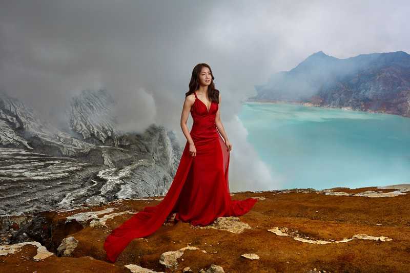Tantangan bagi Kulit Lee Si Young di Gunung Ijen Tantangan bagi Kulit Lee Si Young di Gunung Ijen