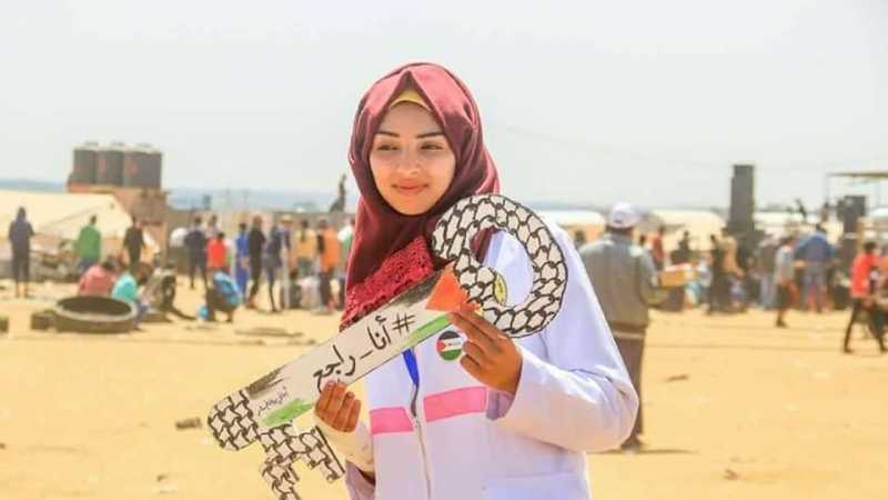 Duka Palestina Ditinggal Razan al-Najjar, Perawat yang Ditembak Israel Duka Palestina Ditinggal Razan al-Najjar, Perawat yang Ditembak Israel