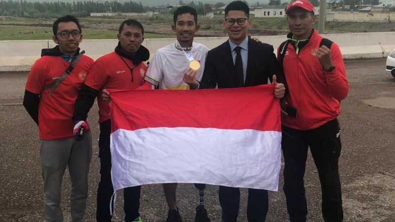 Muhammad Fadli Raih Emas di Kejuaraan Asia Road Cycling 2019