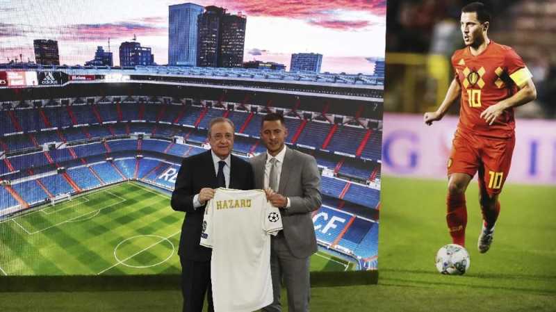 Madrid Siapkan Dua Nomor Punggung untuk Hazard Madrid Siapkan Dua Nomor Punggung untuk Hazard