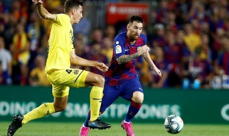 Messi Pulih, Barcelona Kalahkan Villarreal