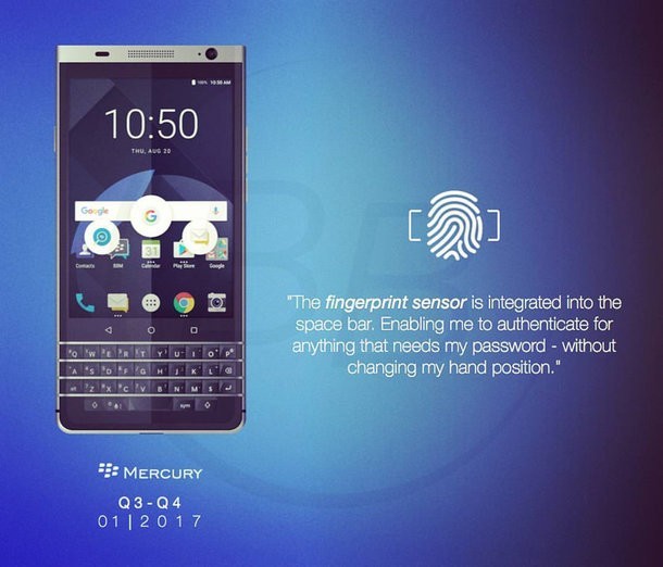 BlackBerry Mercury Bakal Meluncur 25 Februari