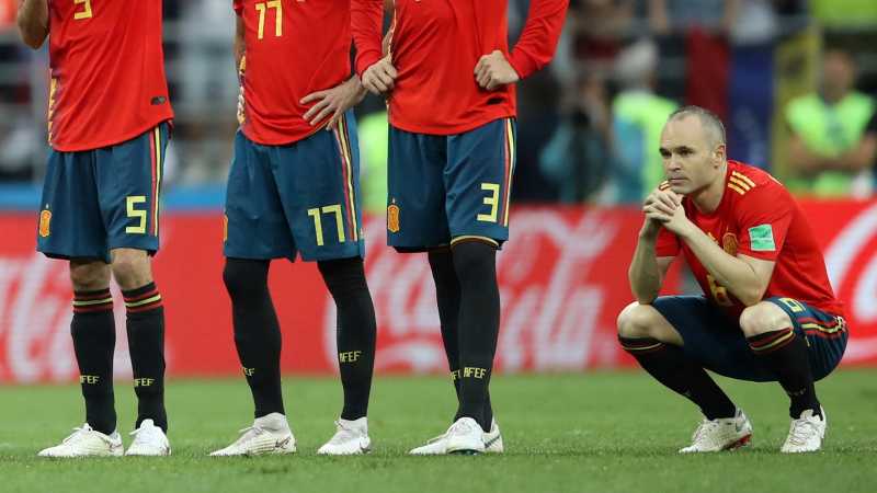 Andres Iniesta Tutup Kariernya dengan Timnas Spanyol Andres Iniesta Tutup Kariernya dengan Timnas Spanyol
