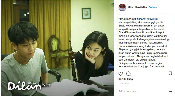 5 Potret Baper Iqbaal Ramadhan - Vanesha Prescilla di Balik Dilan 1990 5 Potret Baper Iqbaal Ramadhan - Vanesha Prescilla di Balik Dilan 1990
