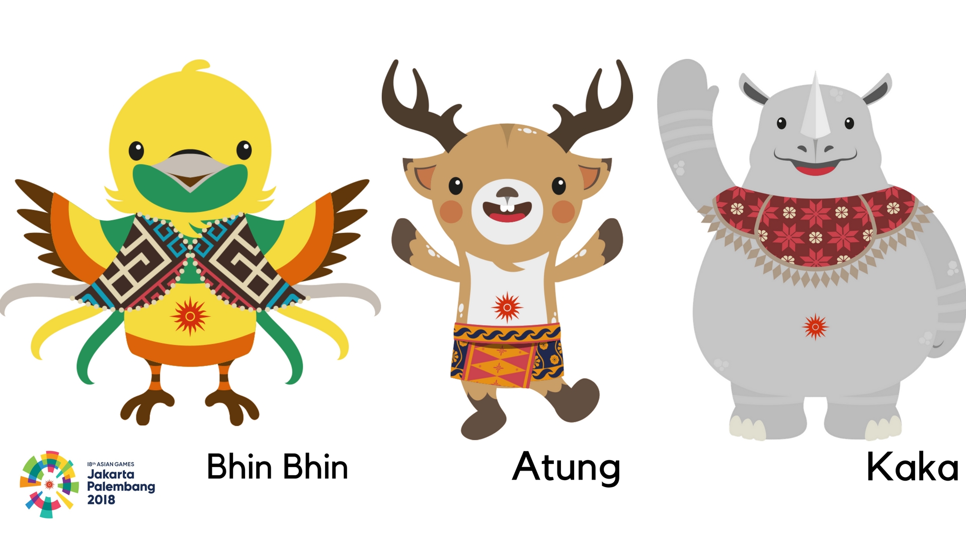 Yuk, Kenalan Lebih Dekat dengan 3 Maskot Asian Games 2018!