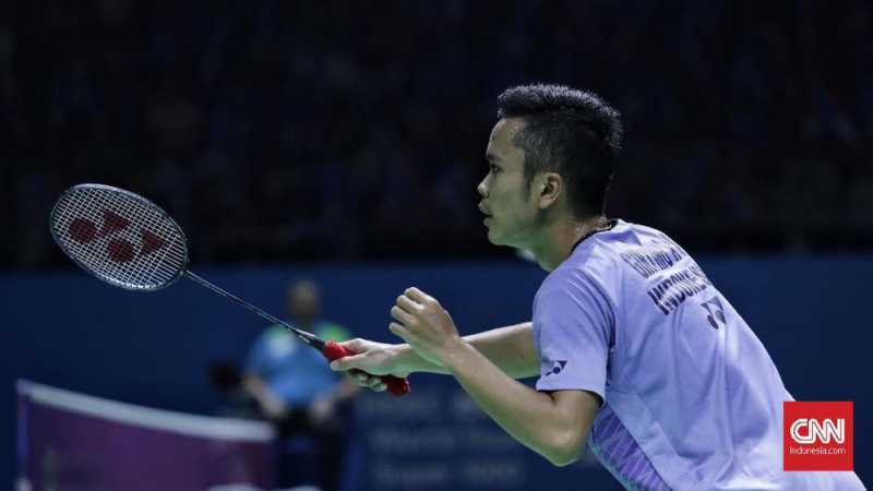 Anthony Ginting Kalah, Tunggal Putra Habis di Jepang Terbuka Anthony Ginting Kalah, Tunggal Putra Habis di Jepang Terbuka