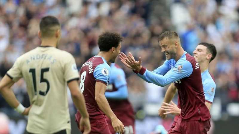 Hasil Liga Inggris: MU Kalah 0-2 dari West Ham