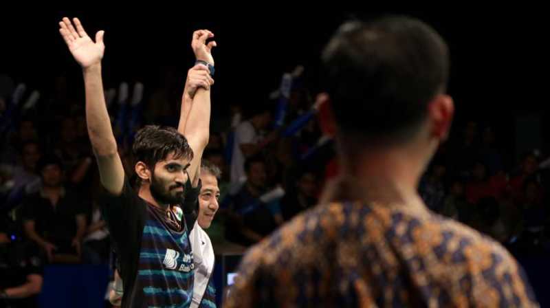 Srikanth Kidambi Raih Gelar Juara Tunggal Putra Srikanth Kidambi Raih Gelar Juara Tunggal Putra