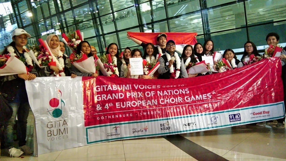 Harumkan Indonesia, Gitabumi Voices Jadi Juara Dunia di Swedia