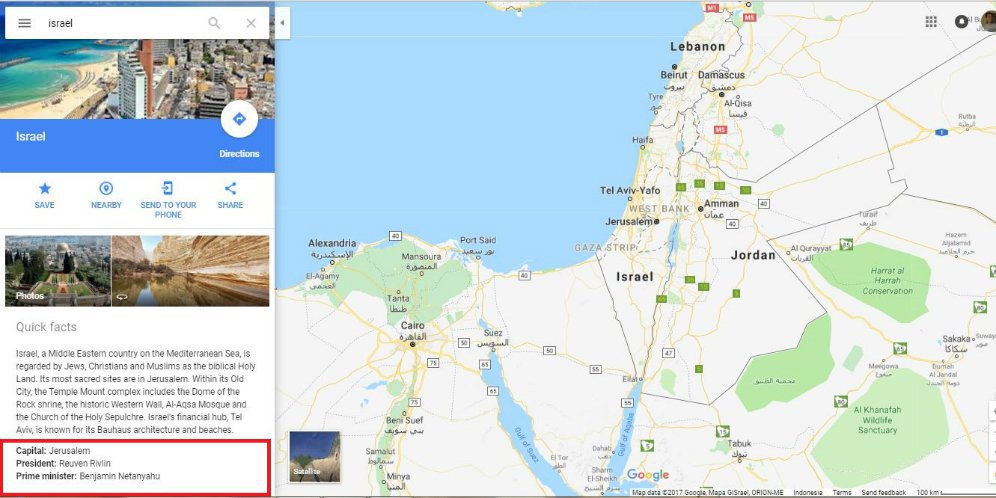 Google Ikut Akui Yerusalem Sebagai Ibukota Israel