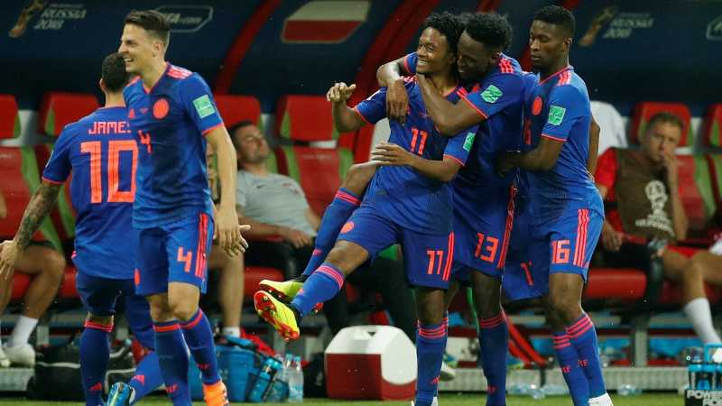 James Tampil Gemilang, Kolombia Gilas Polandia James Tampil Gemilang, Kolombia Gilas Polandia