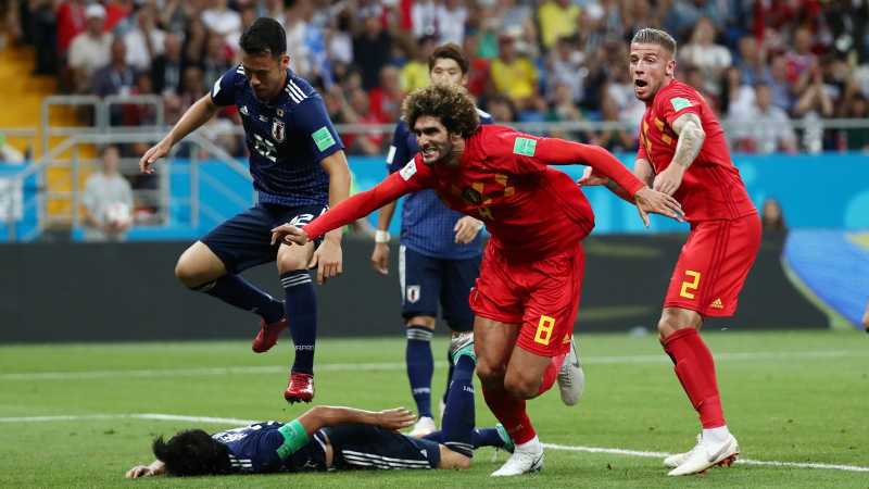 Sempat Tertinggal 2 Gol, Belgia Singkirkan Jepang dan Tantang Brasil Sempat Tertinggal 2 Gol, Belgia Singkirkan Jepang dan Tantang Brasil