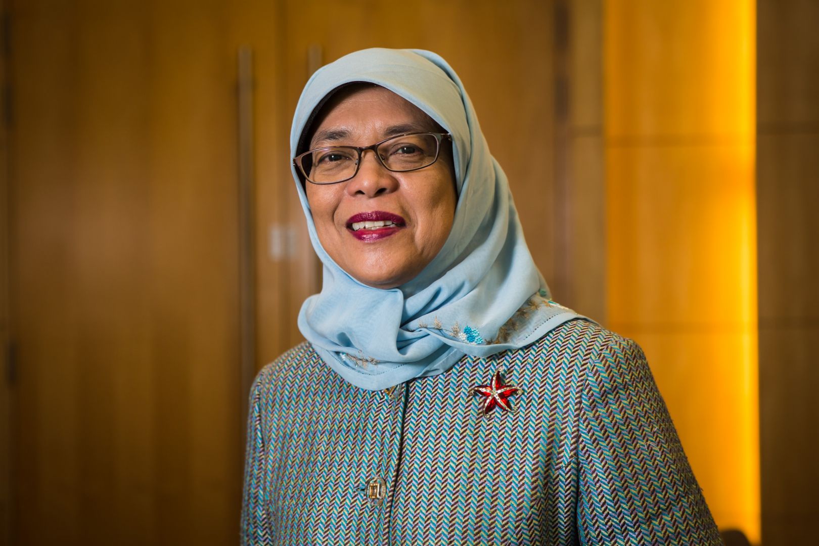 Halimah Yacob, Anak Penjual Nasi Padang Jadi Presiden Wanita Pertama Singapura
