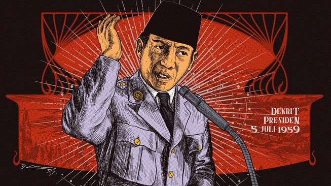 Sejarah Dekrit 5 Juli 1959: Politik Tentara & Kediktatoran Sukarno