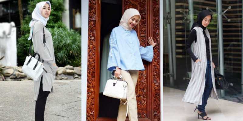 Intip Inspirasi Hijab Santai Laudya Cynthia Bella