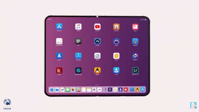 Mirip Samsung Galaxy Fold, Inikah Wujud iPhone Lipat?