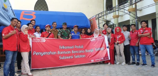 Banjir di Sulawesi Selatan, Telkomsel Jaga Kualitas Jaringan