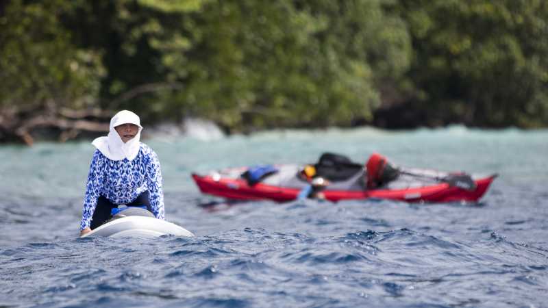 Cara Menteri Susi Hilangkan Stres: Main Paddle Board Cara Menteri Susi Hilangkan Stres: Main Paddle Board