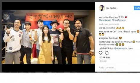 Main di Swordsman, Joe Taslim Unggah Foto Bareng Jang Hyuk