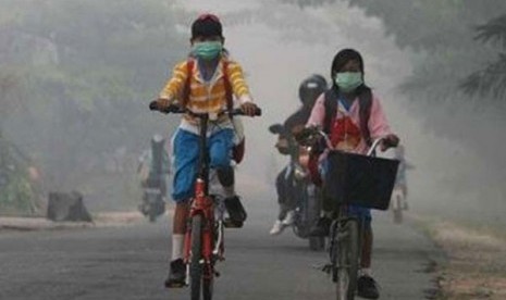 BMKG Terbitkan Peringatan Cuaca Terkait Kabut Asap di Sampit