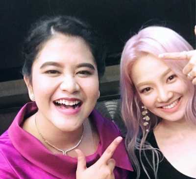 Heboh Hyoyeon SNSD Foto Bareng Anak Jokowi