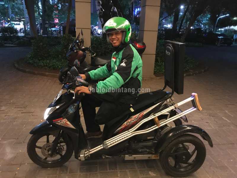 Cerita Kardhiwan, Driver Ojek Online Difabel, Soal Motor Uniknya