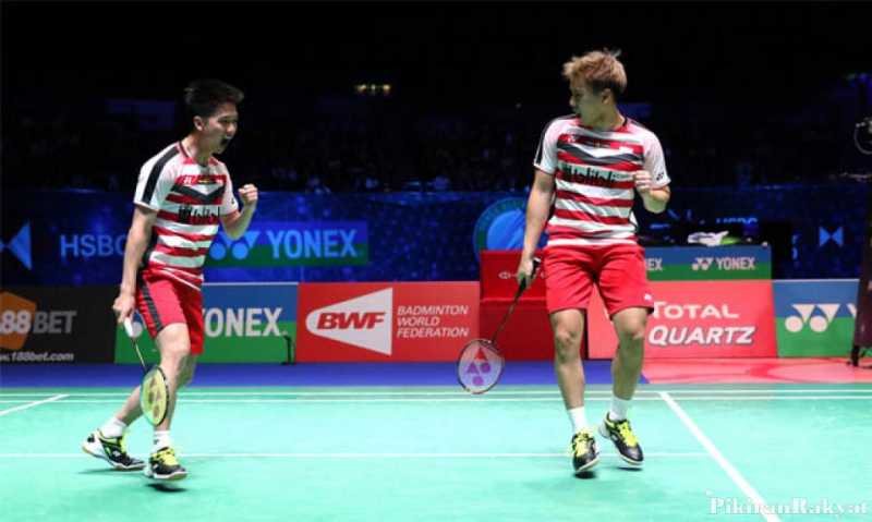 Kevin-Marcus Selangkah Lagi Juarai All England 2018 Kevin-Marcus Selangkah Lagi Juarai All England 2018