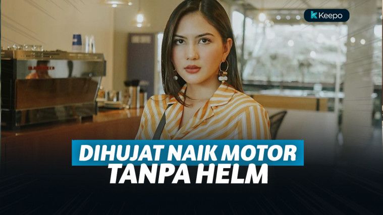 Ramai Video Jessica Mila Bonceng Tiga Tanpa Helm. Netizen Beri Kritik!