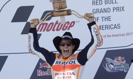 Marquez Tercepat Austin, Rossi Kedua