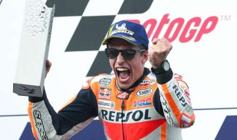 Marquez Menyongsoong Gelar di Motegi