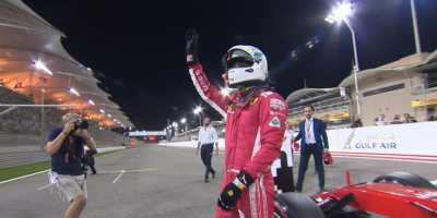 F1 GP Bahrain 2018 - Sebastian Vettel Sukses Raih Pole Position