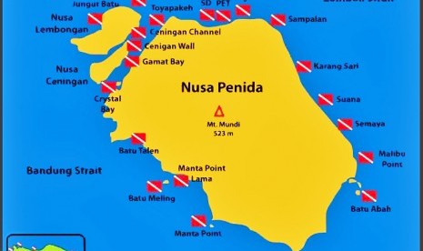 Jembatan Kuning Jadi Ikon Wisata Nusa Penida Jembatan Kuning Jadi Ikon Wisata Nusa Penida