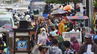 Potret Semrawut PKL Kota Tua Saat Libur Akhir Tahun