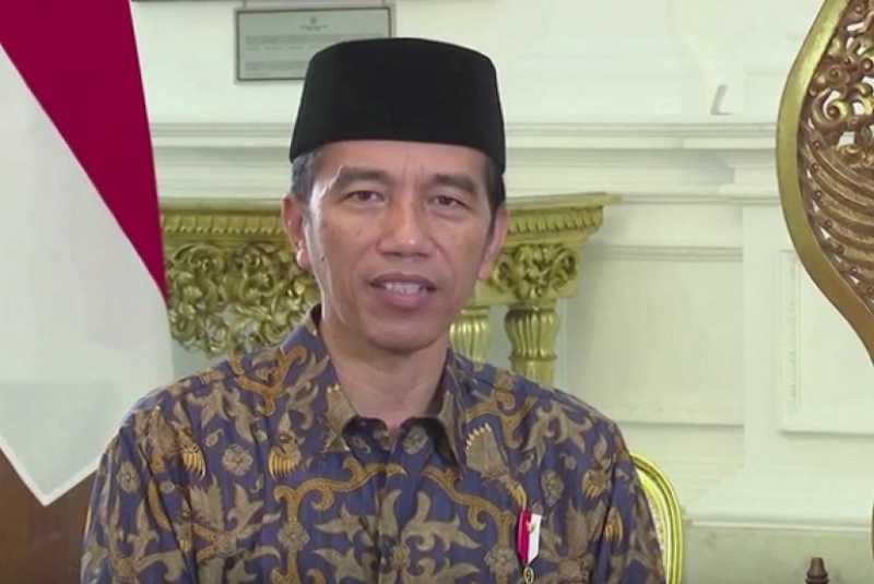 Jokowi Shalat Idul Fitri di Jakarta