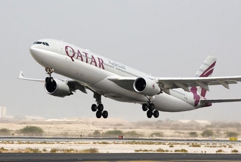 Pesawat Qatar Tujuan Indonesia Mendarat Darurat di India