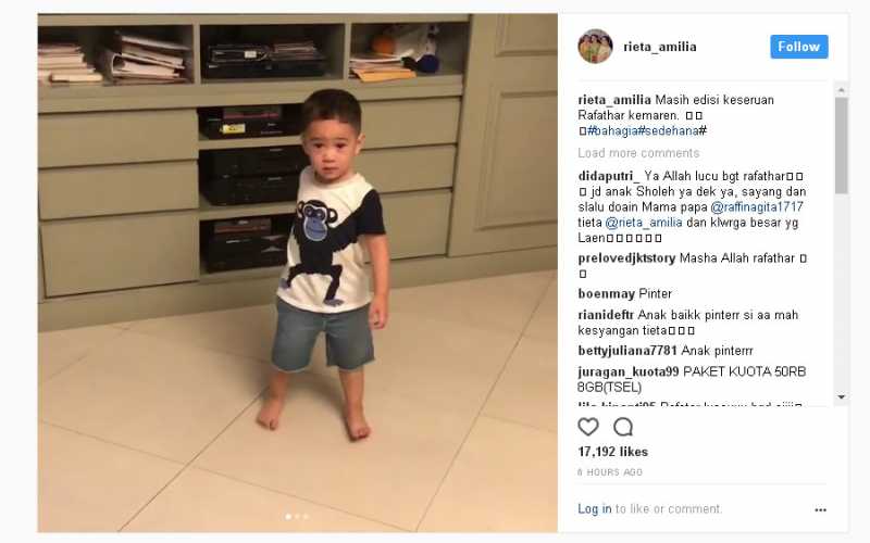 Ajari Rafathar Sholat, Ibunda Nagita Slavina Banjir Pujian Ajari Rafathar Sholat, Ibunda Nagita Slavina Banjir Pujian