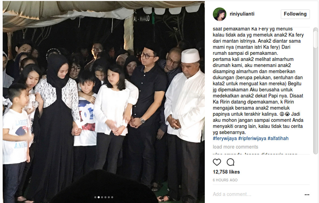 Adik Ririn Ekawati Buka Suara Soal Anak Fery Wijaya dari Adik Ririn Ekawati Buka Suara Soal Anak Fery Wijaya dari