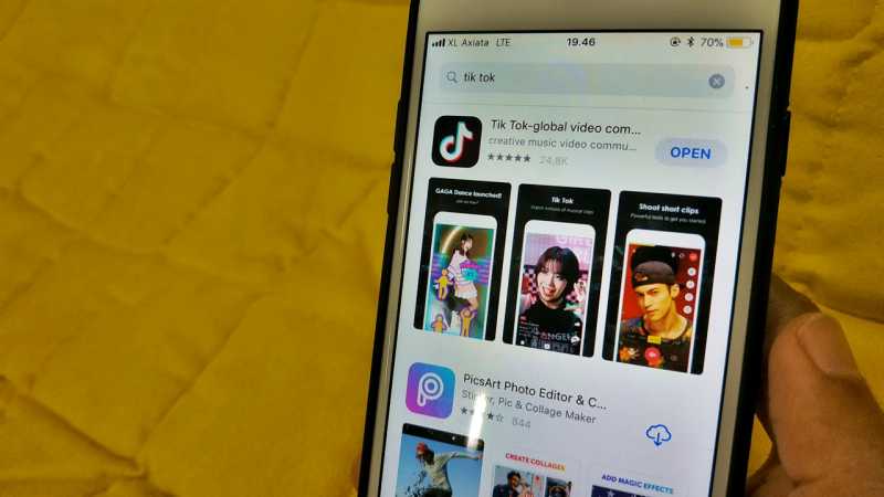 Begini Tampilan Aplikasi Tik Tok setelah Diblokir Kominfo Begini Tampilan Aplikasi Tik Tok setelah Diblokir Kominfo