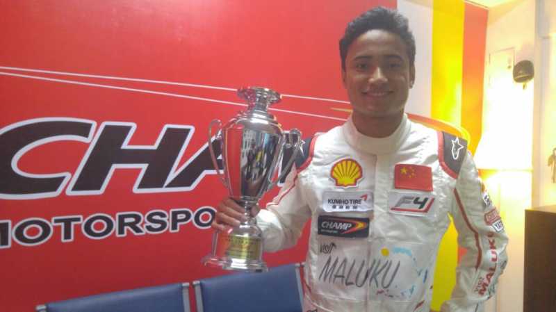 Nyong Ambon Naik Podium di Formula 4 Tiongkok Nyong Ambon Naik Podium di Formula 4 Tiongkok