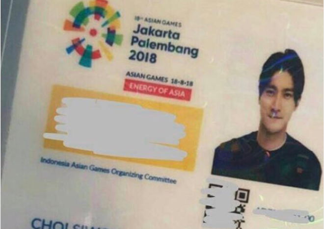 Siwon Super Junior Pajang Tanda Pengenal untuk Asian Games 2018