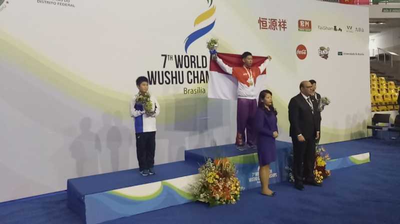 Setelah Zohri, Giliran Tim Wushu Kumandangkan Indonesia Raya di Brasil