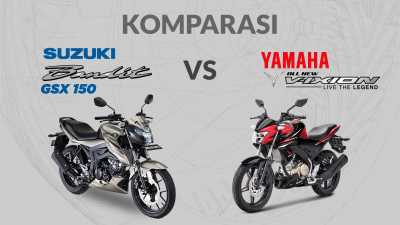 Komparasi: Suzuki GSX150 Bandit Menantang All New Yamaha V-Ixion