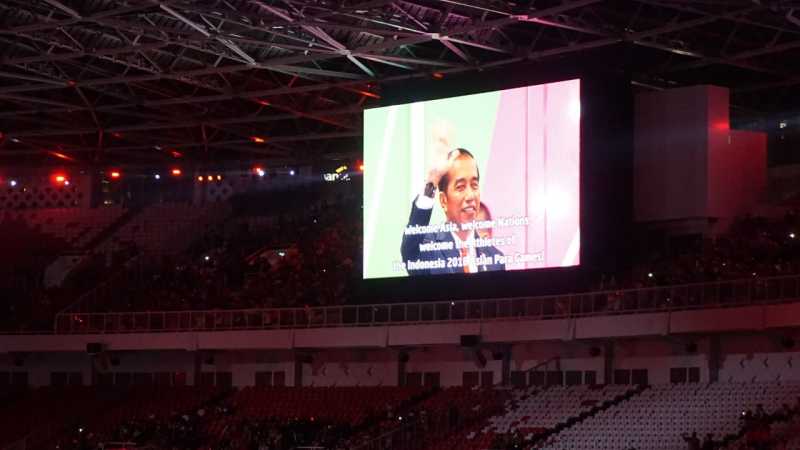 Pakai Bahasa Isyarat, Jokowi Buka Asian Para Games 2018 Pakai Bahasa Isyarat, Jokowi Buka Asian Para Games 2018